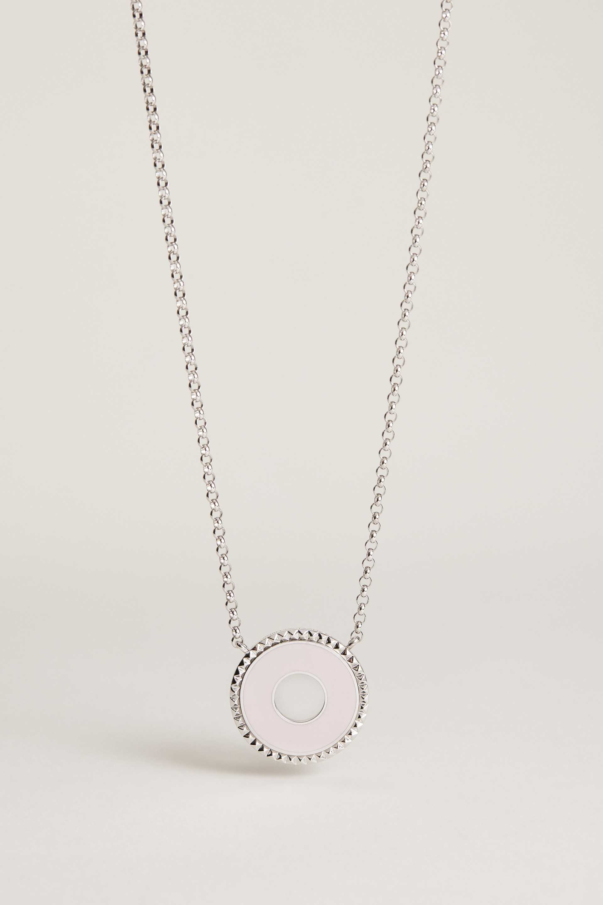 Don't take me for Granted White Gold Lacquered Necklace
