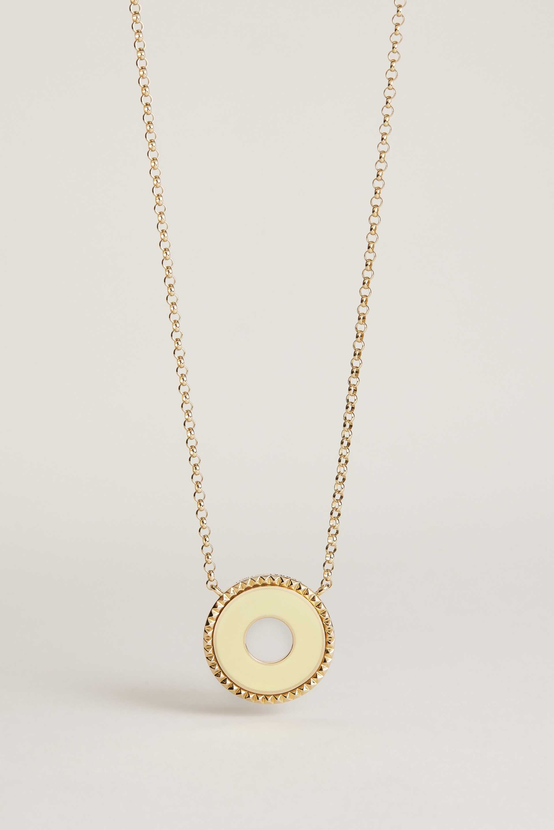 Don't take me for Granted Gold Lacquered Necklace