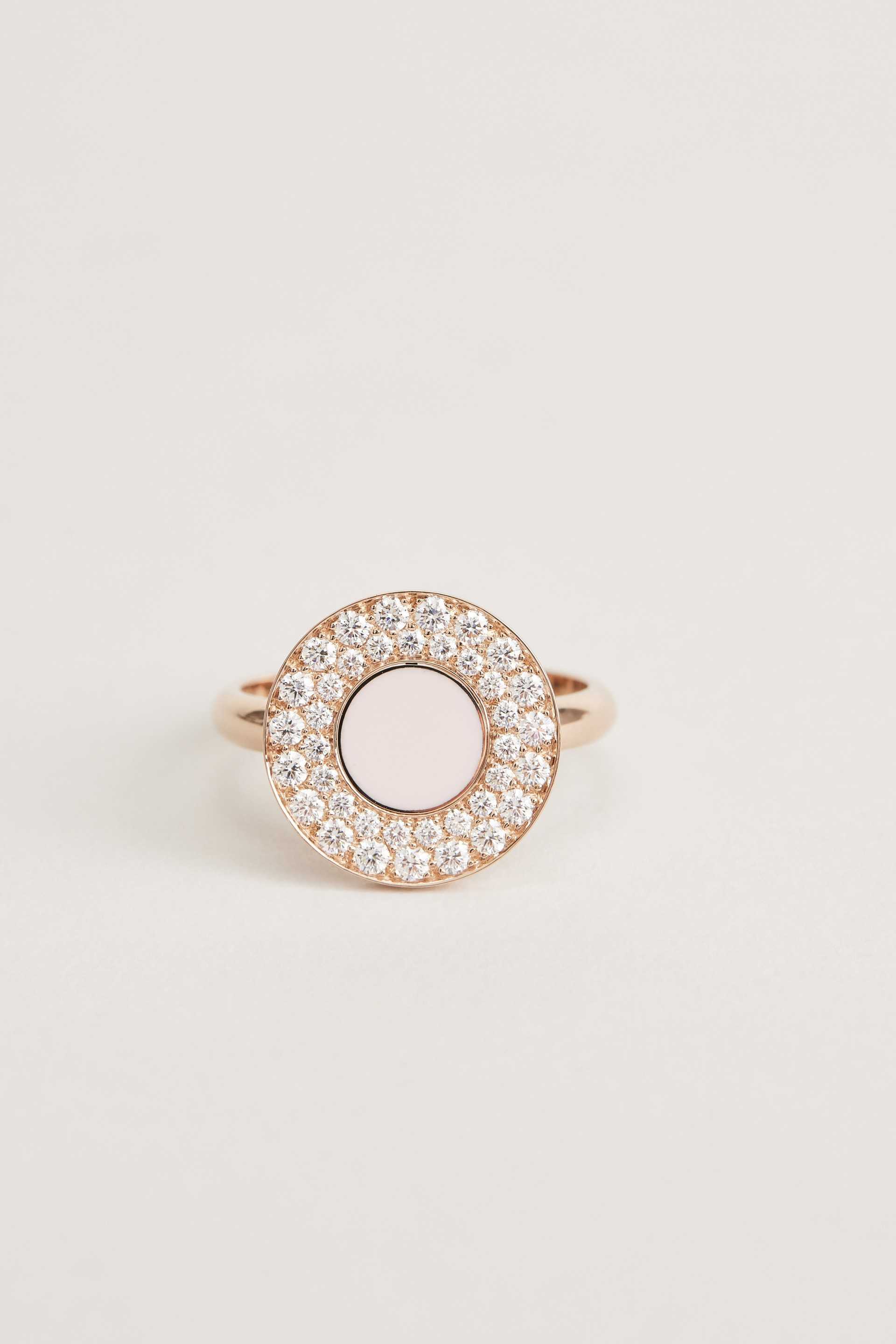 Paris Lacquered Diamond Ring