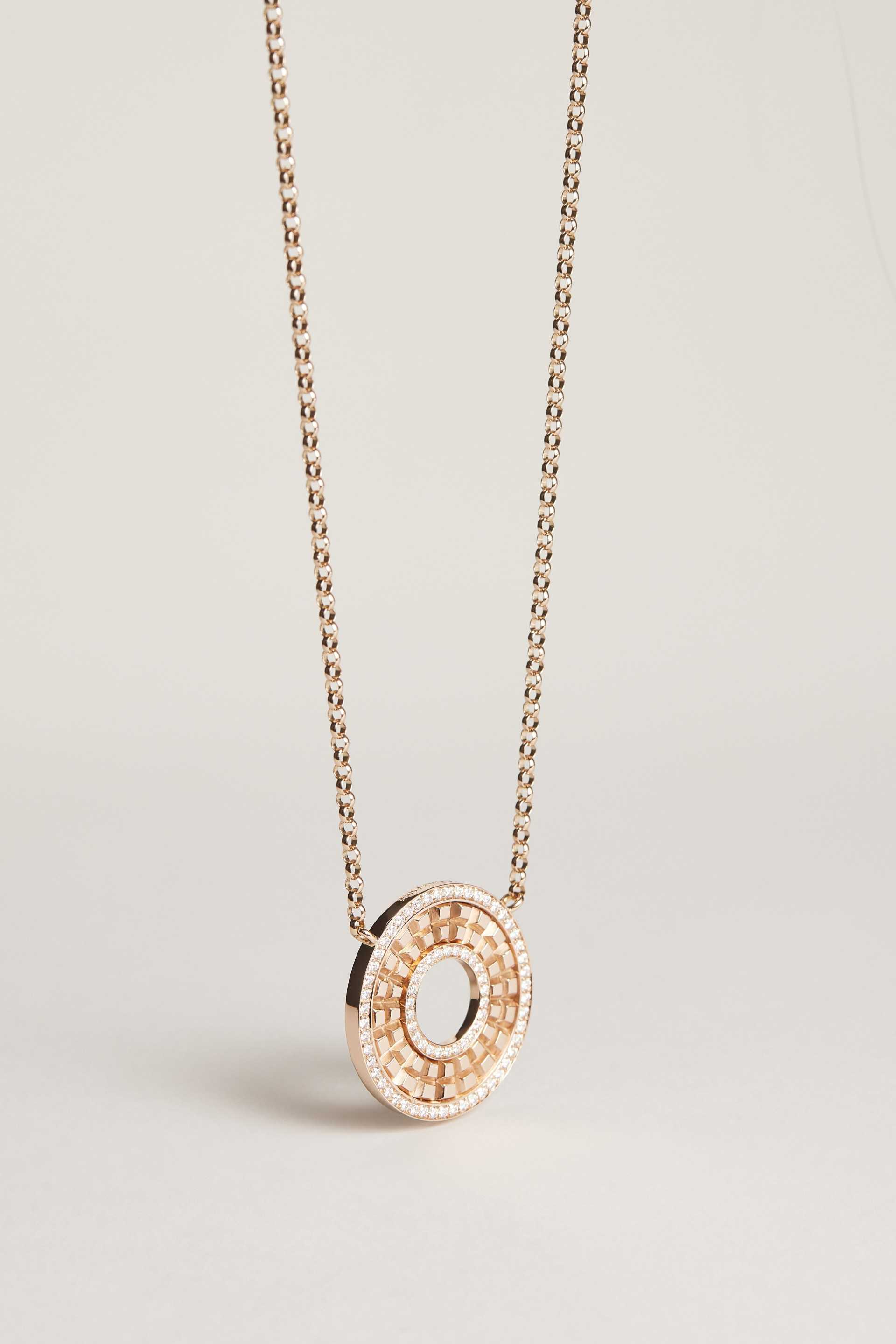 TRIOMPHE COLLIER DOUBLE ROND - Or Rose